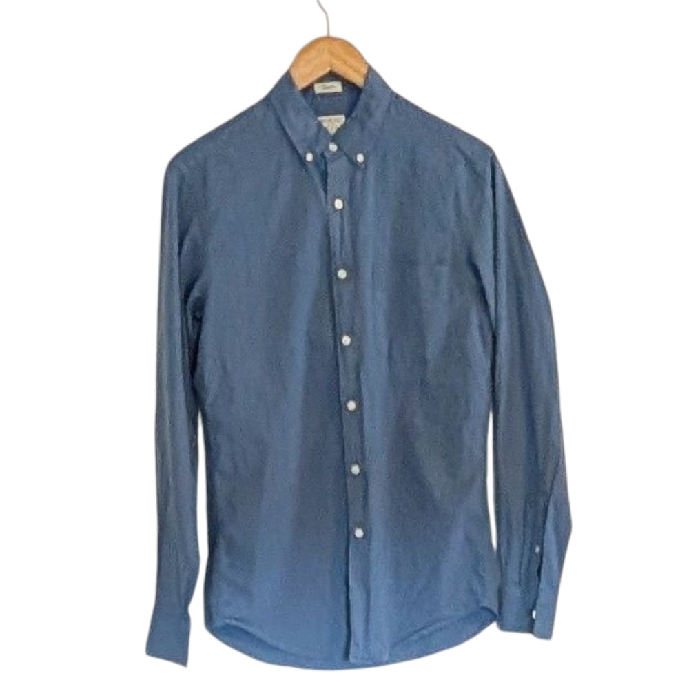 J. Crew Classic Blue Casual Button-Down Shirt